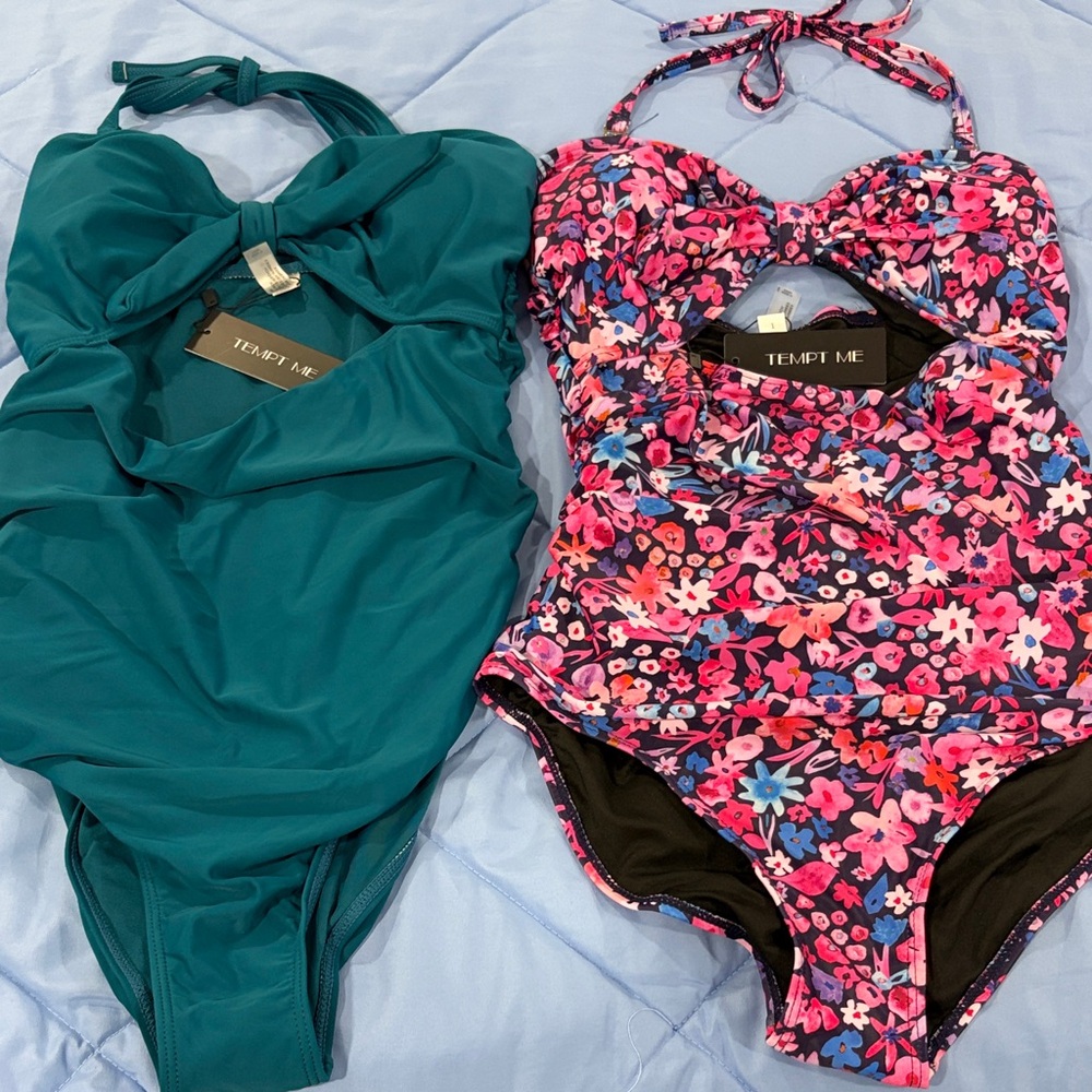 Tempt Me Women's Teal One-Piece Swimsuit